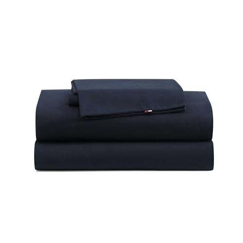 Tommy Hilfiger - S&aacute;banas de Cama King, Ropa de Cama de algod&oacute;n Que Absorbe la Humedad con Funda de...