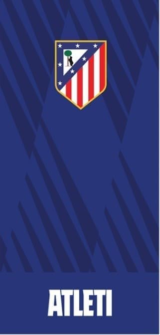 ASDITEX Toalla de Playa Atl&eacute;tico de Madrid, 75x150 cm, Algod&oacute;n Premium, Azul