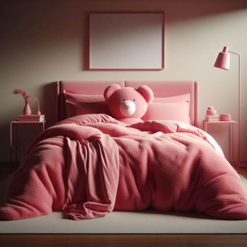 Comfort Collections - Juego de funda n&oacute;rdica de forro polar tipo peluche, supersuave y c&aacute;lida, con...