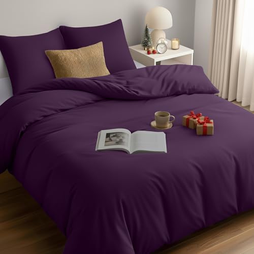 Utopia Bedding Funda Nordica 220 x 240 - Microfibra Juego de Funda Edredon 220x240 cm y 2 Fundas de...