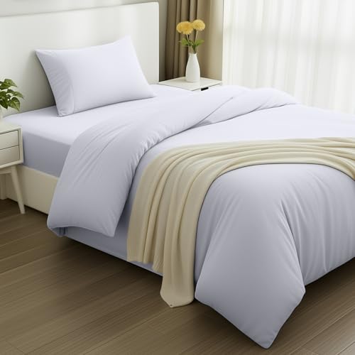 Utopia Bedding - Funda nordica Cama 90, Sabana Bajera 90x190 y Funda Almohada (50x75cm) - Funda...