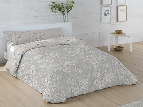 LEBENGOOD Juego de Funda Nórdica 50% Algodón para Cama 105x190/200 con Funda Almohada Funda de...