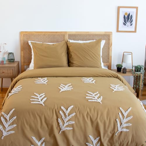 C&Ocirc;TE DECO Juego de ropa de cama 220x240 cm para Adultos - Funda de edred&oacute;n acolchada 220x240 cm +...