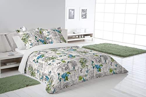 SABANALIA - Juego de Funda nórdica Garden (Disponible en Varios tamaños), Cama 90