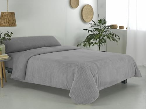 Donegal Collections Funda Nórdica Coralina Cama 135 Gris - Funda Nordica Cama 135 Coralina -...