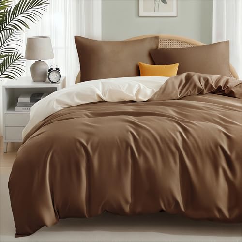 Exclusivo Mezcla Funda Nordica Bicolor Cama 135/150 - Funda Edred&oacute;n 220x240cm y 2 Fundas de...