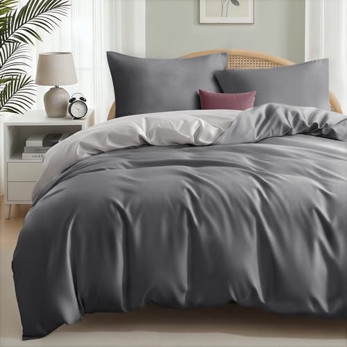 Exclusivo Mezcla Funda Nordica Bicolor Cama 135/150 - Funda Edred&oacute;n 220x240cm y 2 Fundas de...