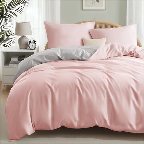 Exclusivo Mezcla Funda Nordica Bicolor Cama 135/150 - Funda Edred&oacute;n 220x240cm y 2 Fundas de...