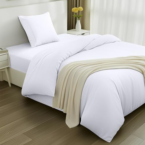Utopia Bedding - Funda nordica 135x200cm, Sabana Bajera 90x200cm y Funda Almohada 80x80cm - Funda...