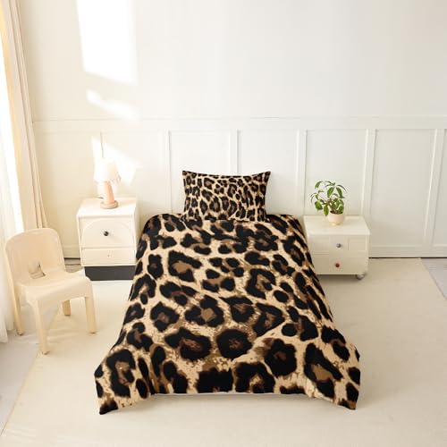 Juego de Funda de edred&oacute;n de Leopardo,de Leopardo Africano,Funda de edred&oacute;n Decorativa Colcha...