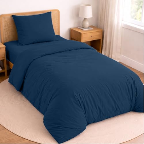 Twinzen Juego de Cama de 3 Piezas para Cama 90 - Funda Nordica 140x190 cm, Sabana Bajera 90x190 cm y...