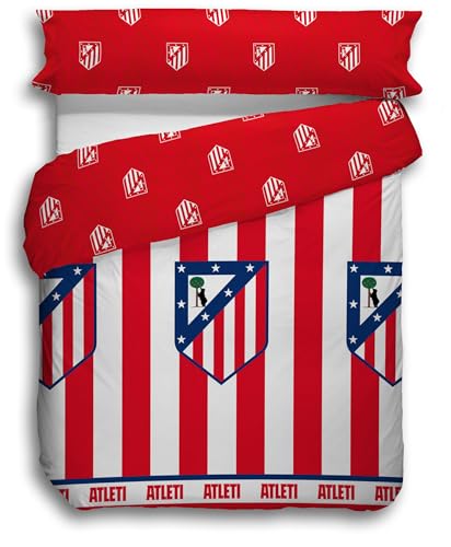 ASDITEX Funda n&oacute;rdica Atl&eacute;tico de Madrid Producto Oficial para (Cama 135)
