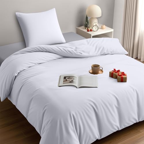 Utopia Bedding Funda Nordica Cama 90 - Microfibra Juego de Funda de Edredon 140x200 cm y 1 Funda de...