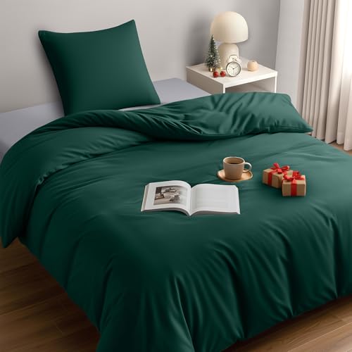 Utopia Bedding Funda Nordica Cama 90 - Microfibra Juego de Funda de Edredon 135x200 cm y 1 Funda de...