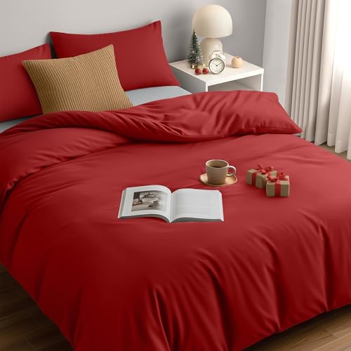 Utopia Bedding Funda Nordica Cama 105 - Microfibra Juego de Funda de Edredon 200x200 cm y 2 Fundas...