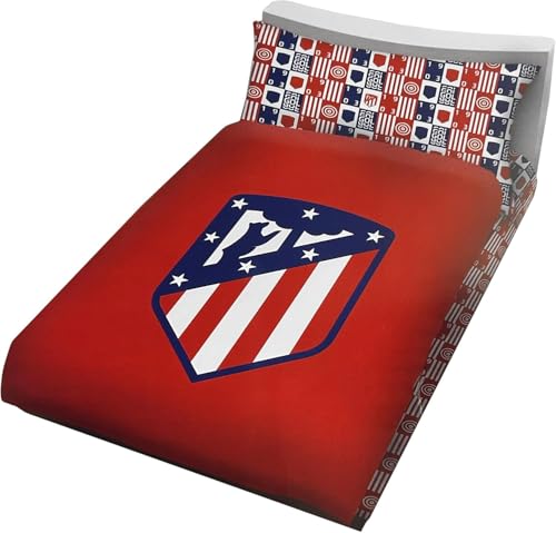 HM'S HOME'SECRET Atl&eacute;tico de Madrid Juego de S&aacute;banas, 3 Piezas, 48% Algod&oacute;n 52% Poli&eacute;ster,...