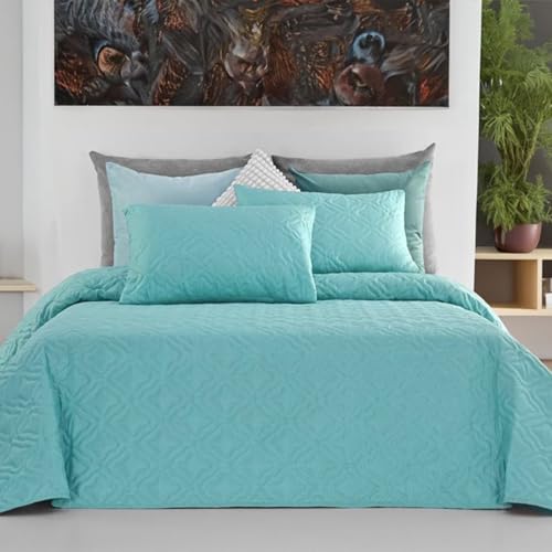 GREATOYAR Colcha Ligera para Primavera y Verano, Polyester, Cubre Cama Fina Suave, Bicolor...