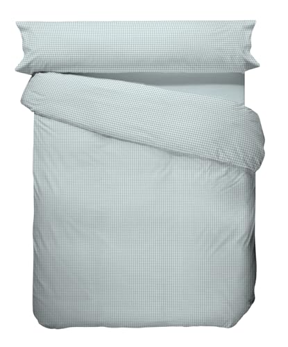 TEXTILONLINE Funda Nordica 3 Pzas. Nador (Aguamarina, Cama 90 cms.)