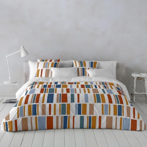 Icehome - Funda Nórdica Estampada Cama 105 - Microfibra Suave y Transpirable - Juego Funda de...