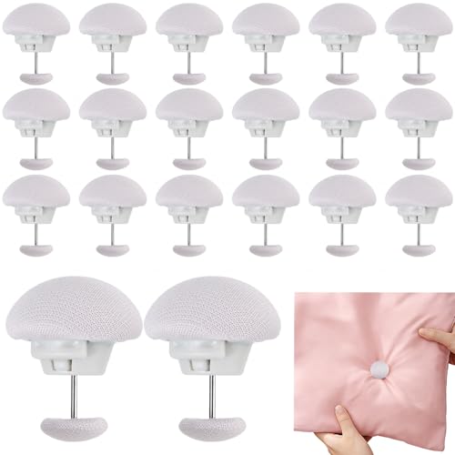 JSMTKJ 20 PCS Clips de fijaci&oacute;n para edred&oacute;n, Hebilla Antideslizante en Forma de Hongo Pinzas para...