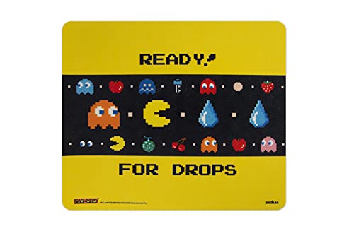Excelsa Alfombra para Fregadero, Poliuretano, Decoraci&oacute;n Pacman, cm. 43 x 38