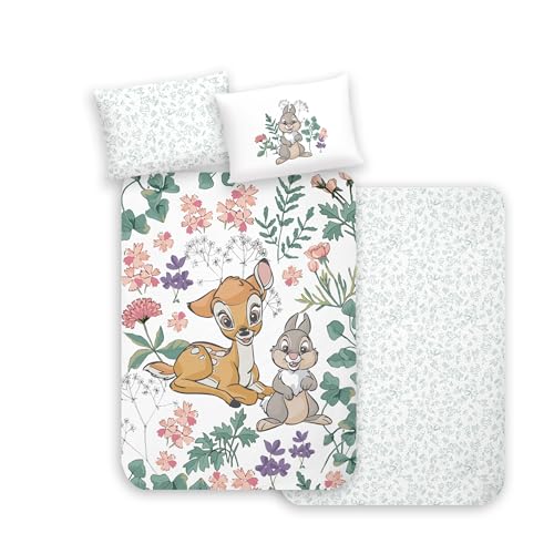 MTOnlinehandel Ropa de cama infantil de 100 x 135 cm, 100 % algod&oacute;n, 1 funda de almohada de 40 x 60...