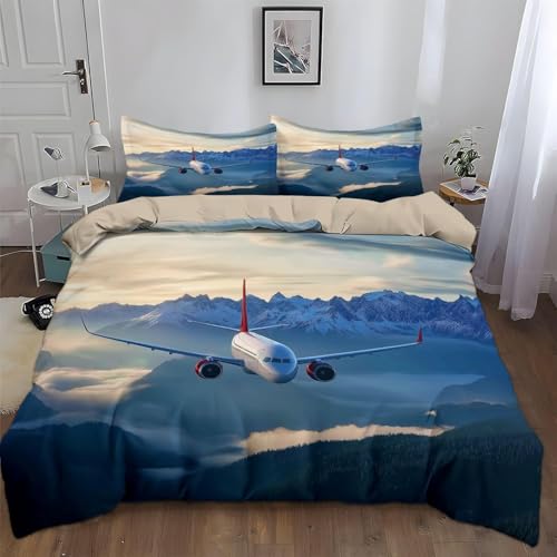 TACOKI Funda Nordica Cama 90 Avi&oacute;n Reversible, Ropa de Cama Microfibra Suave, Funda N&oacute;rdica Avi&oacute;n...