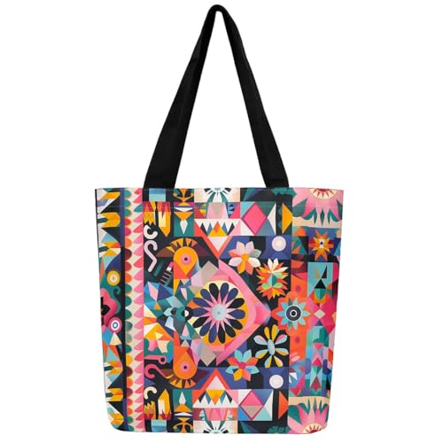 fifbird Bolsas de hombro de gran capacidad con dise&ntilde;o de caballo blanco, bolsa de mano de girasol...