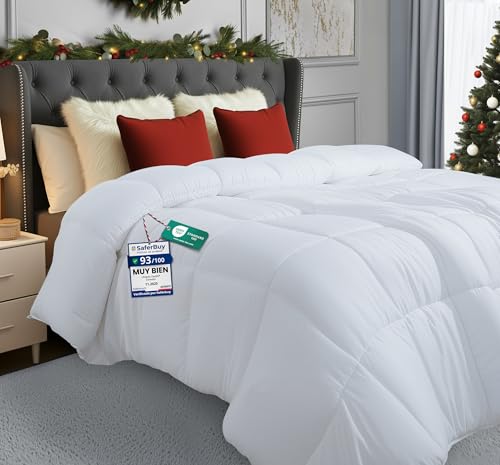 Utopia Bedding Ligero Edred&oacute;n 220x230 cm, Edredon Cama 135/150, Fibra Hueca Siliconada Relleno,...