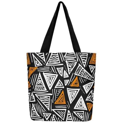 Loussiesd Bolsas de hombro de gran capacidad con dise&ntilde;o de caballo blanco, bolsa de lona de...