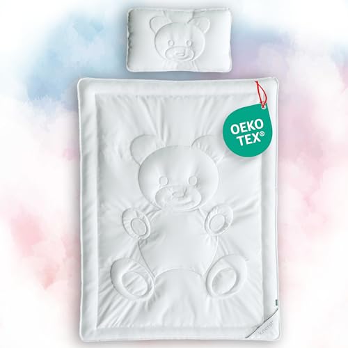 KNERST&reg; Set Edred&oacute;n Cuna 100x135 + Almohada 40x60 - Relleno N&oacute;rdico Cuna Beb&eacute; - Edred&oacute;n...