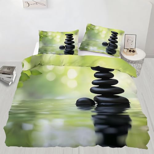 Juego de funda de edred&oacute;n de meditaci&oacute;n zen, juego de cama de spa japon&eacute;s, funda de edred&oacute;n de...