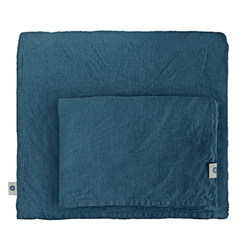 Linen & Cotton Juego de Ropa de Cama Alicia de Puro Lino - 100% Lino Lavado A La Piedra, 200 x 200cm...