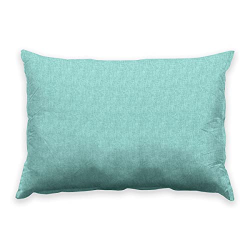 BARCEL&Oacute; TEXTIL Funda coj&iacute;n Lino 50X70 cm 33 - Aguamarina