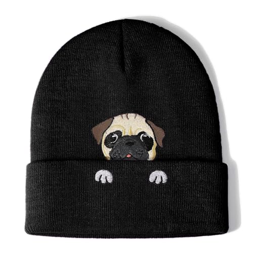 Nymora Gorros Mujeres | Regalos de Pug | Regalo para Due&ntilde;os de Perros