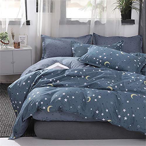 Mateju Funda de Edred&oacute;n de Sencillo Impresi&oacute;n, N&oacute;rdico 3 Piezas Juego de Ropa de Cama con 2 Funda...