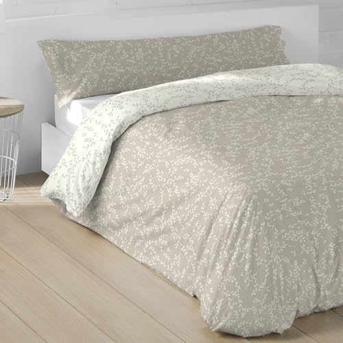 LEBENGOOD Juego de Funda N&oacute;rdica 50% Algod&oacute;n para Cama 90x190/200 con 1 Funda Almohada y 1 Funda...