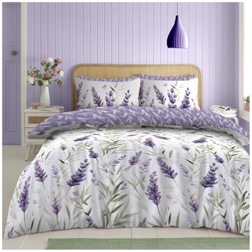 GC GAVENO CAVAILIA Juego de Funda de edred&oacute;n con Funda de Almohada, dise&ntilde;o Floral Reversible (135...