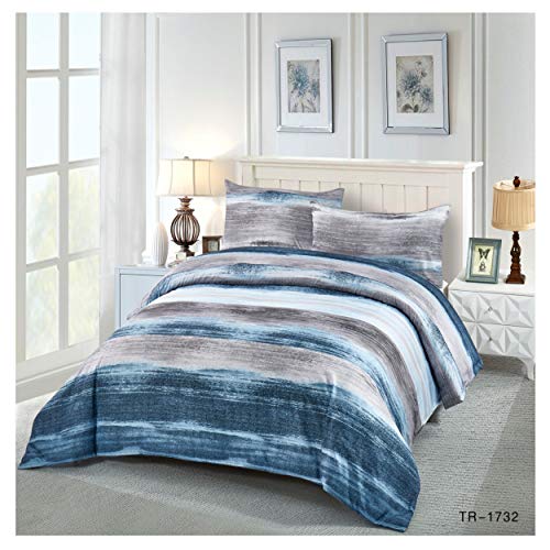 COTTON ARTean Funda Nórdica Cama 105 LOMBA Funda edredón ( 180x240 ) + 2 fundas de almohada....