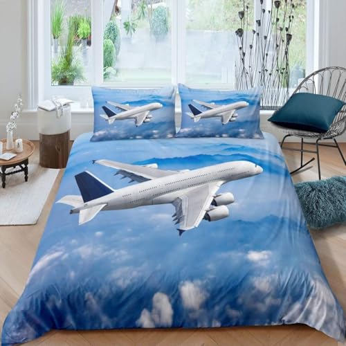 Funda Nordica Cama 90 Avi&oacute;n Fundas de Edredon 150x200 Estampado 3D Avi&oacute;n Funda N&oacute;rdica Microfibra...