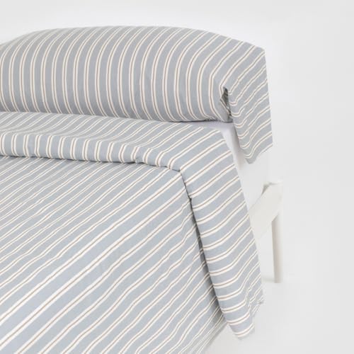 TRAMAS+ Funda N&oacute;rdica 100% Algod&oacute;n Estampada, Cama 180, Funda edred&oacute;n de 270x240cm y 2 Funda de...