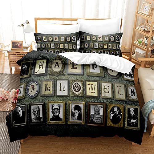 Ropa De Cama Agradable para La Piel para Ni&ntilde;os, Funda N&oacute;rdica De Pesadilla Antes De Navidad, Ropa...