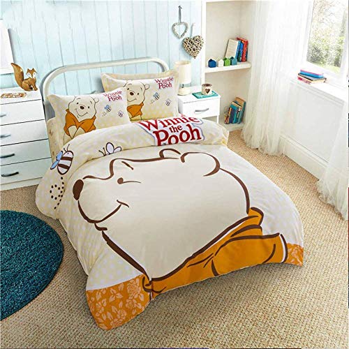 FWDDDEQ&reg; Oso De Dibujos Animados Lindo Juego De Cama Infantil 200X200 Cm 3 Piezas Funda N&oacute;rdica...