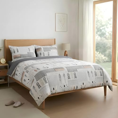 Etrexonline Juego de Funda N&oacute;rdica 3 Piezas para Cama 90 - Funda Edred&oacute;n 150x220 cm, S&aacute;bana...