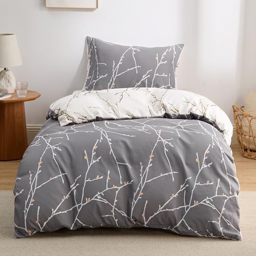 Bedsure Funda Nordica Cama 90 - Juego de Cama Reversible de Poli&eacute;ster Oeko-Tex, Funda de Edred&oacute;n...