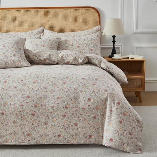 Ypthriline Estampado Floral peque&ntilde;o Verde Juego de Funda Nordica 180x200 cm Estampado Sencillo 3...