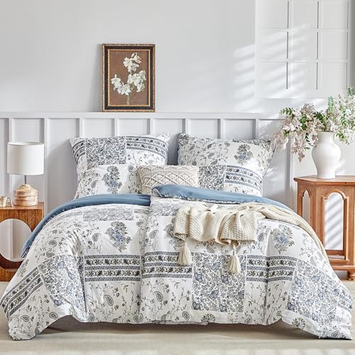 Tokokimo Juego de ropa de cama de 135 x 200 cm, 4 piezas, funda n&oacute;rdica de 135 x 200 cm, juego de 2...
