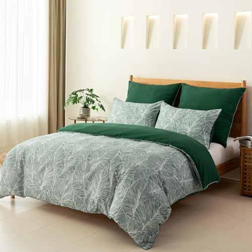 Tokokimo juego de funda de edred&oacute;n para cama doble, juego de funda de edred&oacute;n de verano con dos...