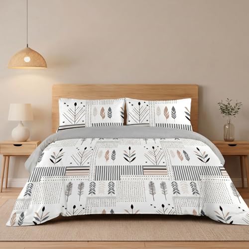 H HANSEL HOME Funda N&oacute;rdica Cama 180 &ndash; 4 Piezas &ndash; 100% Microfibra Suave y Transpirable &ndash;...