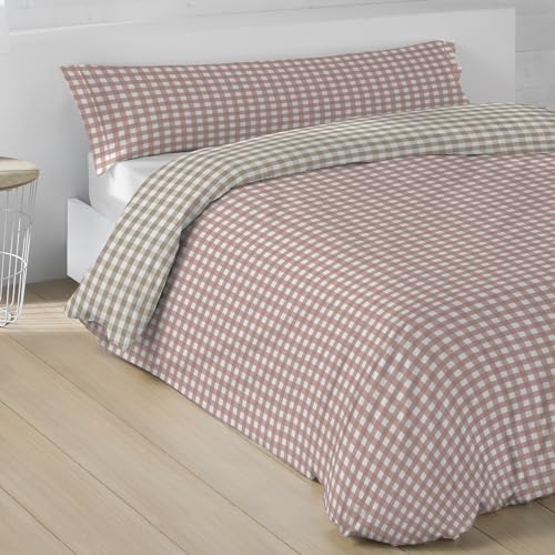 LEBENGOOD Juego de Funda N&oacute;rdica 50% Algod&oacute;n para Cama 90x190/200 con 1 Funda Almohada y 1 Funda...